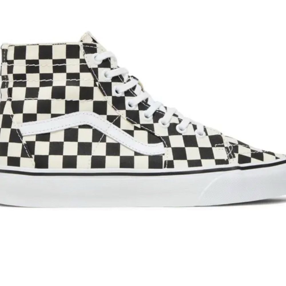Vans Black and White Checkerboard High-Tops